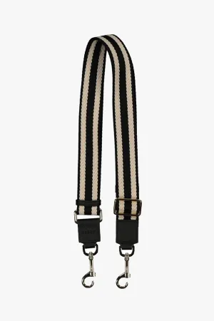 Feature Black White Herringbone Strap