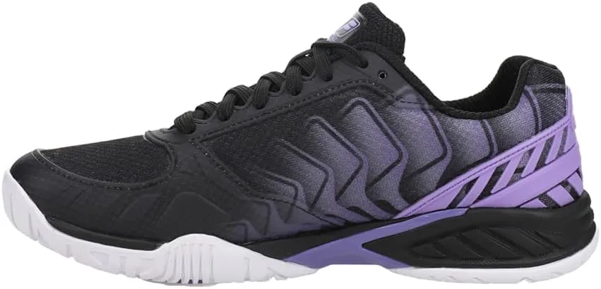 Fila Volley Zone Tie Dye Womens Pickleball Shoe Pink Glo/White/Metallic Silver