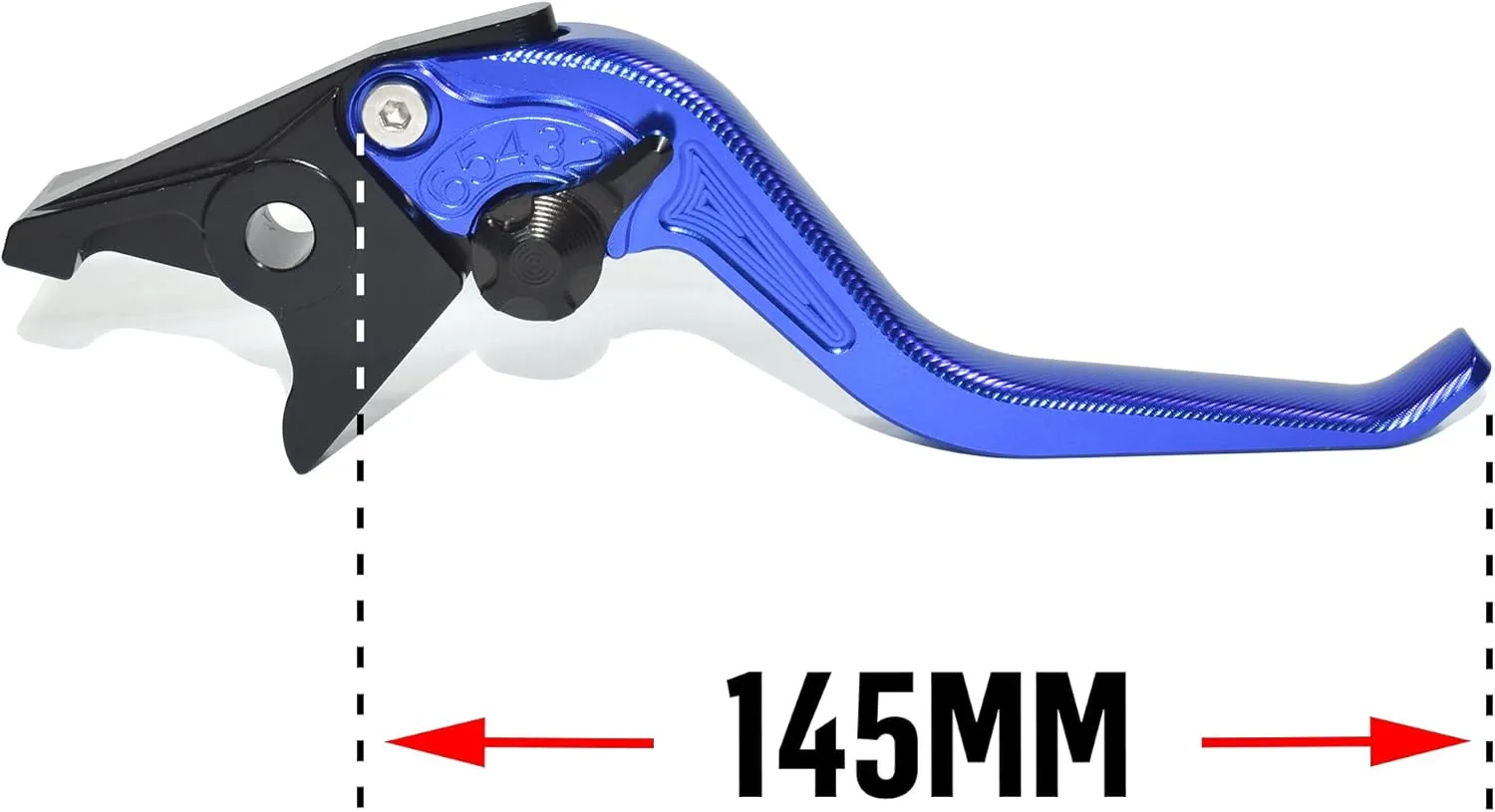 Fishbone Pattern Short Brake Clutch Lever Set Compatible with MV Agusta F3 675/ F3 800 (NOT, AGO, RC, AMG), CNC Aluminum Alloy Made (Gold)