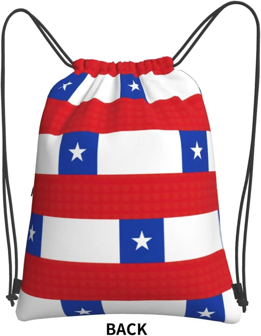 Flag Of Chile Drawstring Gym Bag Sports String Backpack For Beach Picnic, Family Outing