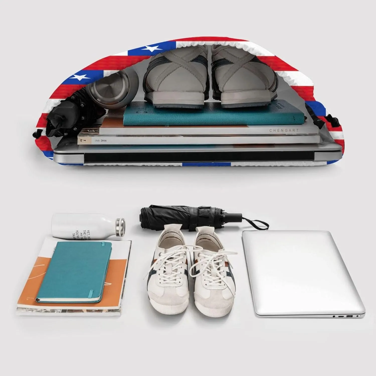 Flag Of Chile Drawstring Gym Bag Sports String Backpack For Beach Picnic, Family Outing
