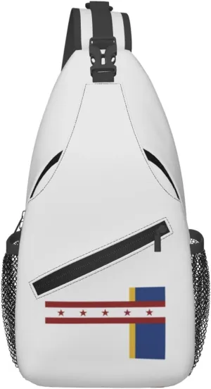 Flag Of Jenks, Oklahoma Crossbody Bags For Women Men Chest Backpack Gym Shoulder Bag Travel Outdoor Sports Casual Crossbody Bags