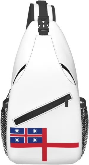 Flag Of The United Tribes Of New Zealand Crossbody Bags For Women Men Chest Backpack Gym Shoulder Bag Travel Outdoor Sports Casual Crossbody Bags
