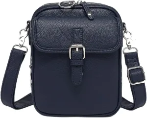 Forcipower Crossbody Leather Bag,Anti-theft Forcipower07 Purse with RFID,Large Capacity Cross Body Bags for Women