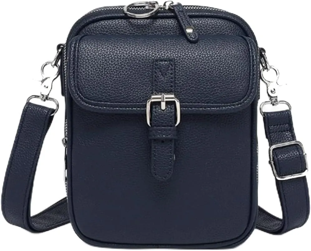 Forcipower Crossbody Leather Bag,Anti-theft Forcipower07 Purse with RFID,Large Capacity Cross Body Bags for Women