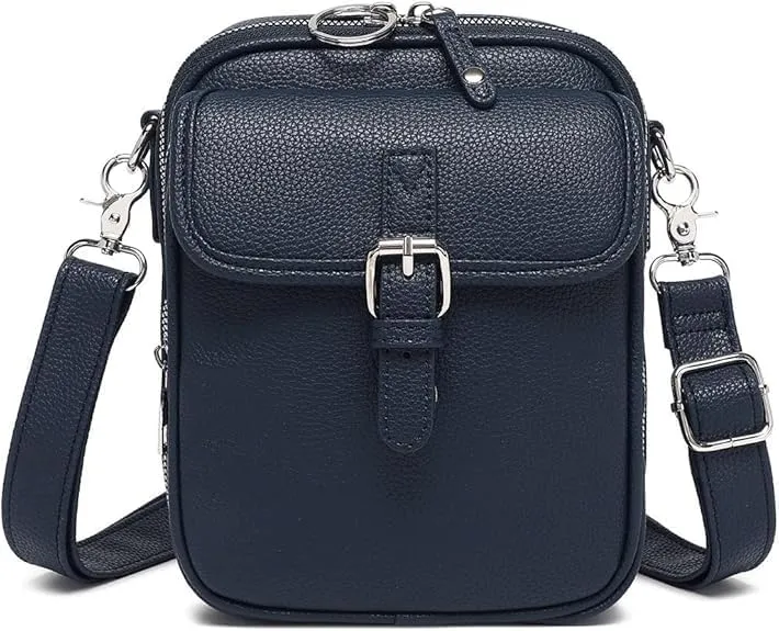 Forcipower Urvashi Crossbody Bag,Zealburst Crossbody Leather Bag,Vintage Double Layer Large Capacity Cross Body Bags