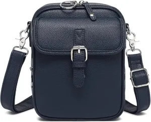 Forcipower Urvashi Crossbody Bag,Zealburst Crossbody Leather Bag,Vintage Double Layer Large Capacity Cross Body Bags