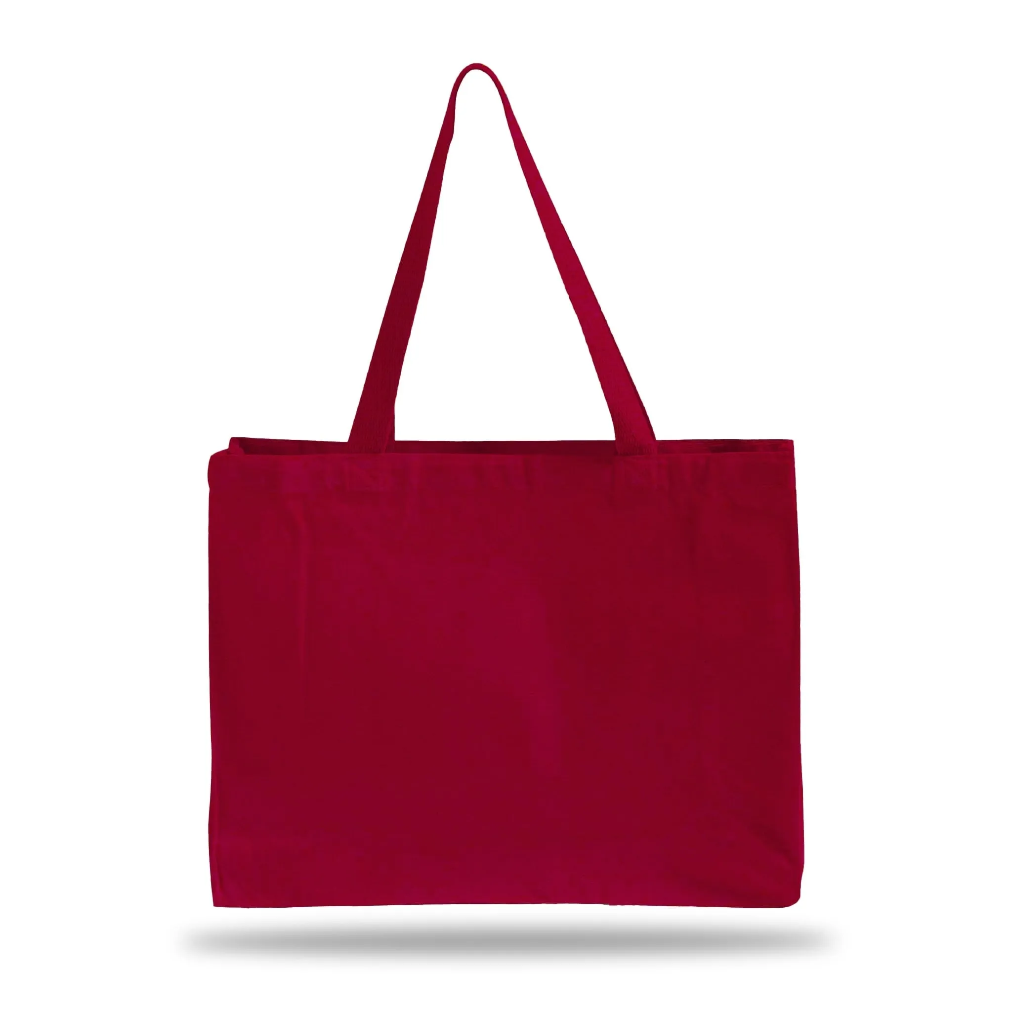 Full Gusset Horizontal Affordable Canvas Tote Bags - TF275