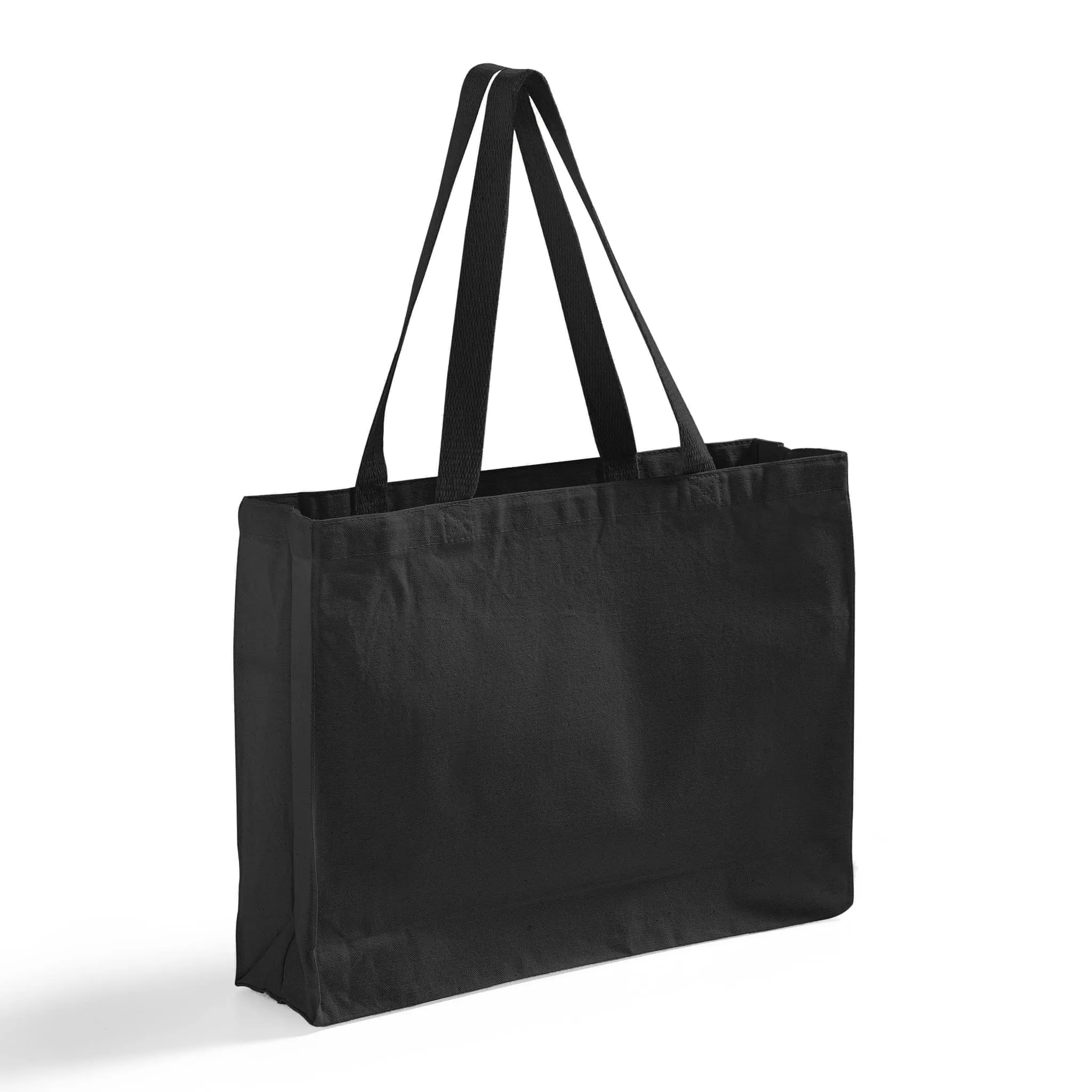 Full Gusset Horizontal Affordable Canvas Tote Bags - TF275