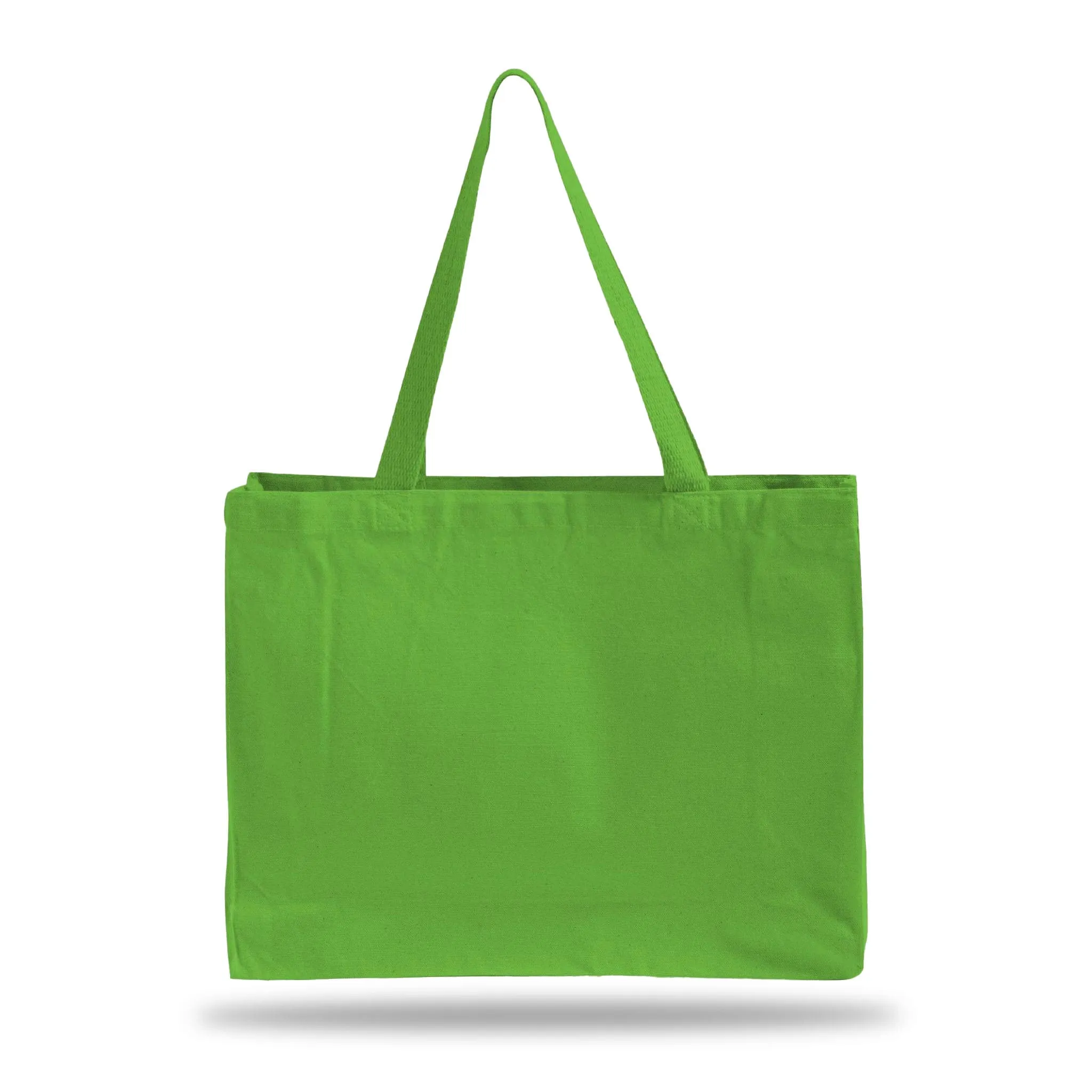 Full Gusset Horizontal Affordable Canvas Tote Bags - TF275