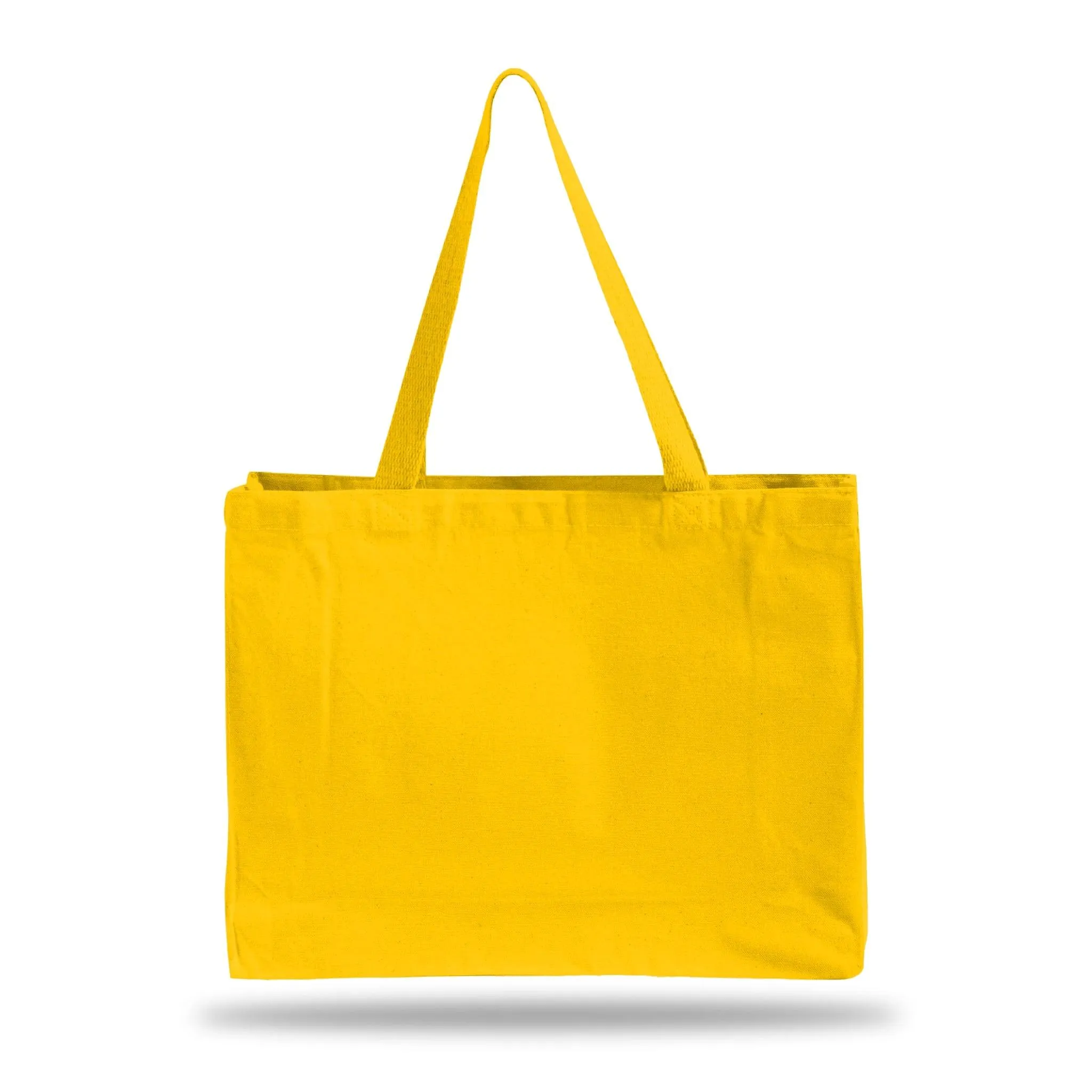 Full Gusset Horizontal Affordable Canvas Tote Bags - TF275