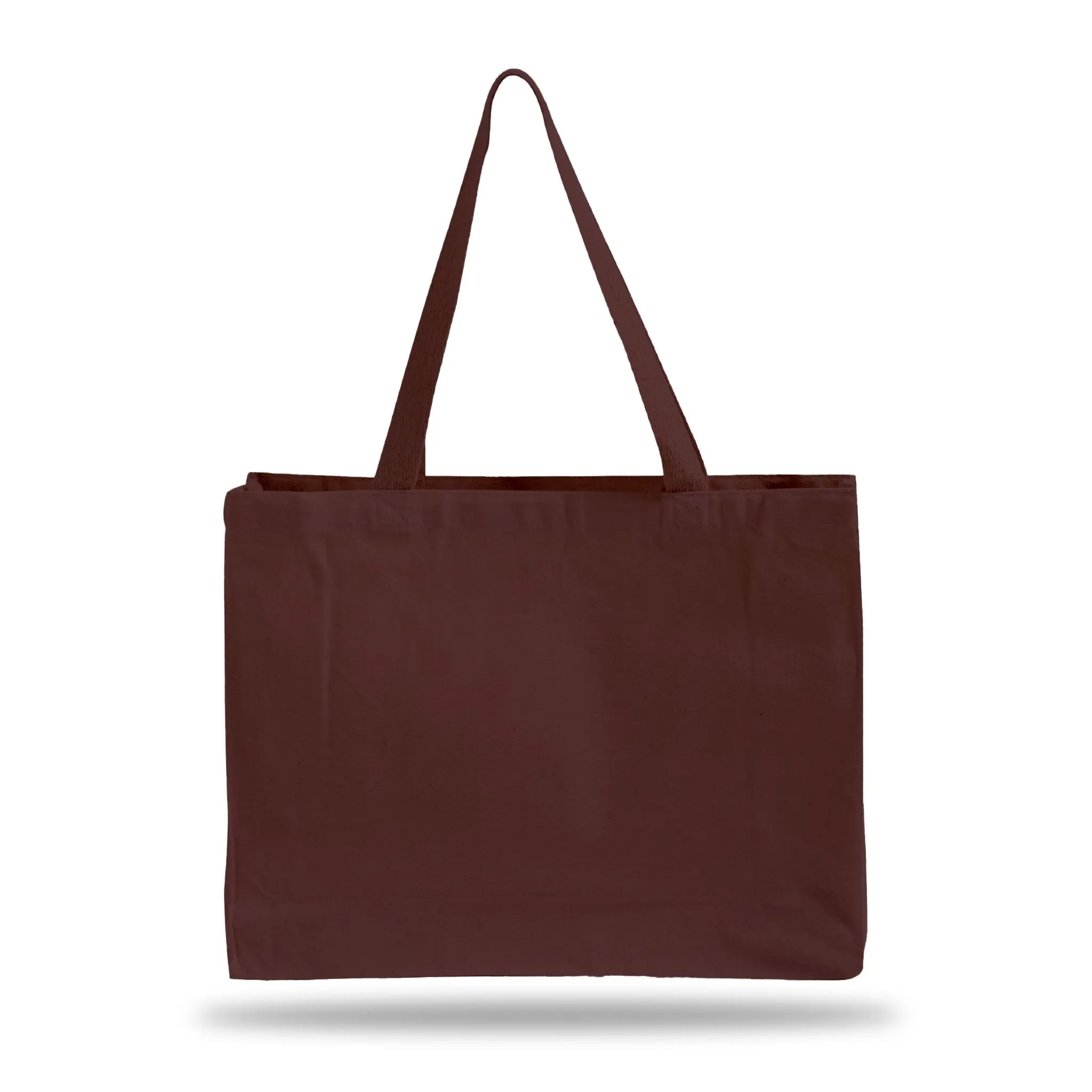 Full Gusset Horizontal Affordable Canvas Tote Bags - TF275