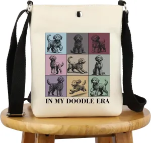 G2TUP Funny Golden Doodle Gift My Doodle Era Tote Bag Dog Mama Handbag Dog Lovers Gift Pet Dogs Lover Gifts