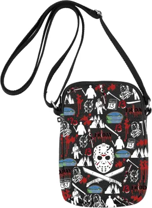 G2TUP Horror Killer Crossbody Bag Horror AKiller Hockey Mask Gifts Camp Crystal Lake Merch Horror Killers Shoulder Bag
