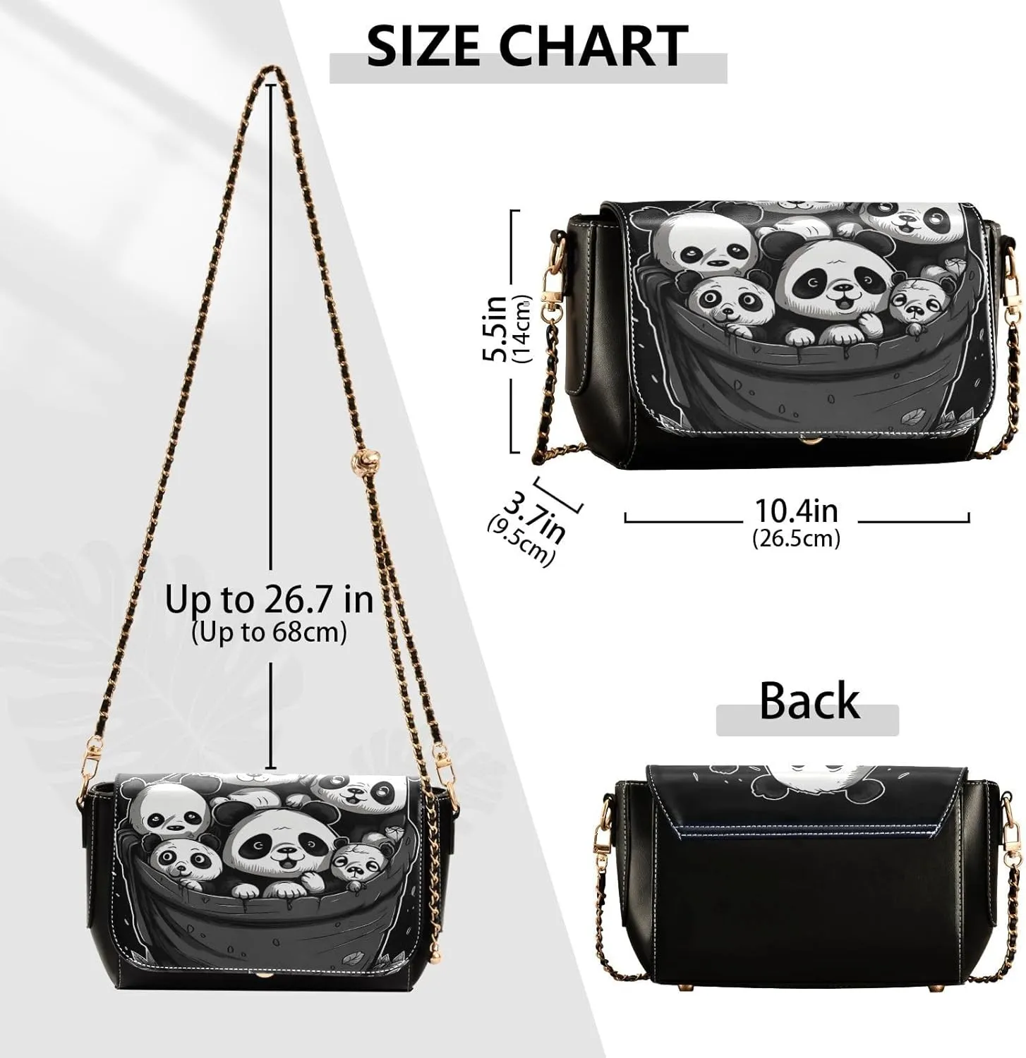 GAIGEO Needle Tube Vintage Plant Flower Crossbody Bag with Long Strap, Leather Shoulder Bag, Medium Crossbody Bags for Women