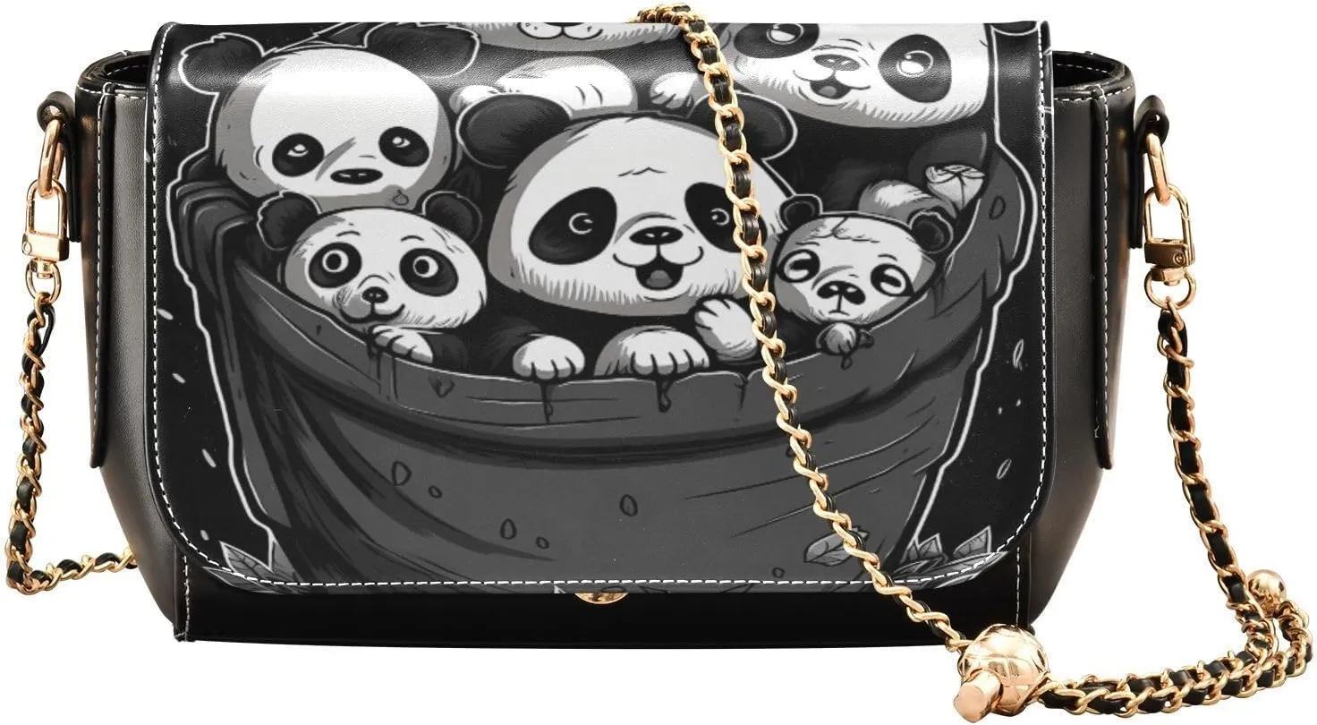 GAIGEO Needle Tube Vintage Plant Flower Crossbody Bag with Long Strap, Leather Shoulder Bag, Medium Crossbody Bags for Women