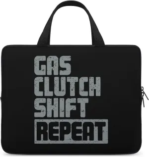 Gas Clutch Shift Repeat Laptop Bag Lightweight Computer Bag Laptop Carrying Case Handbag for Work Business