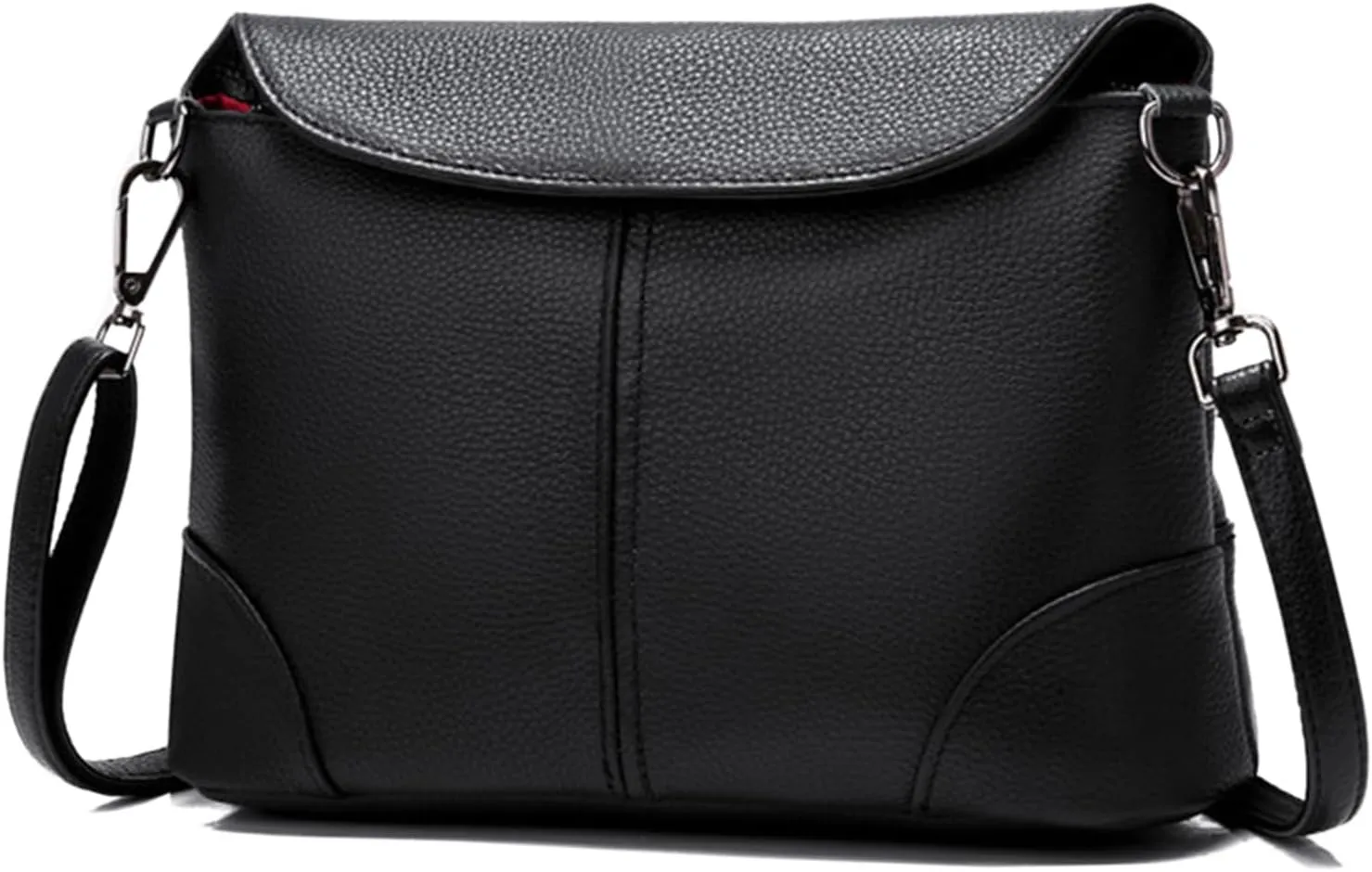 Genuine Leather Crossbody Bags for Women Medium Shoulder Purses Clutch Purses