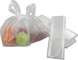 Ggbin Handled Shopping Bags/Plastic T shirt Bags, 21.1" by 14.14" (1000 Counts)