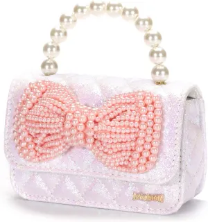Gifts for Little Girls Cute Toddler Purse Kids Baby Sparkly Bow Handbags Small Crossbody Shoulder Bags Toys Presents