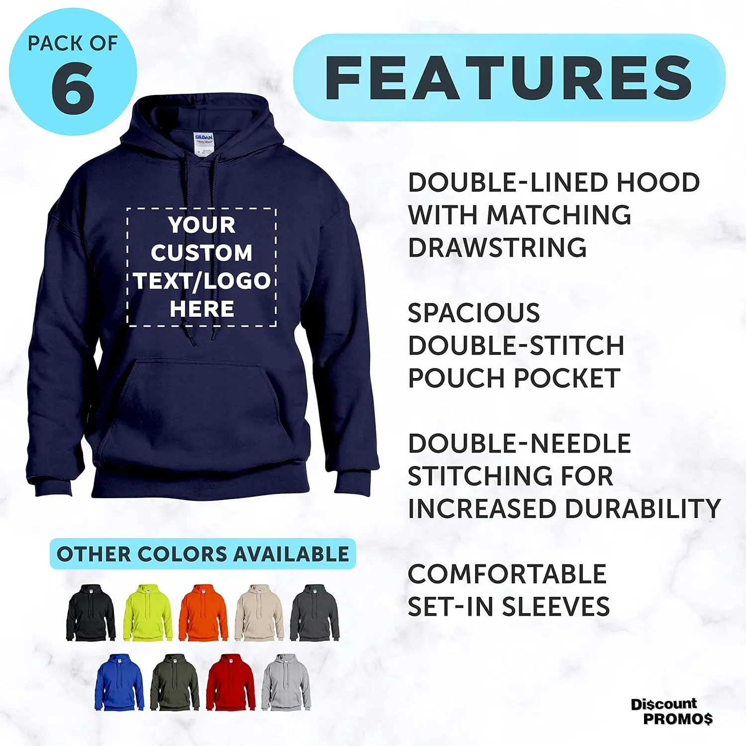 Gildan Adult Hoodies for Men and Women, Comfortable Cotton Unisex Sweatshirt with Hood