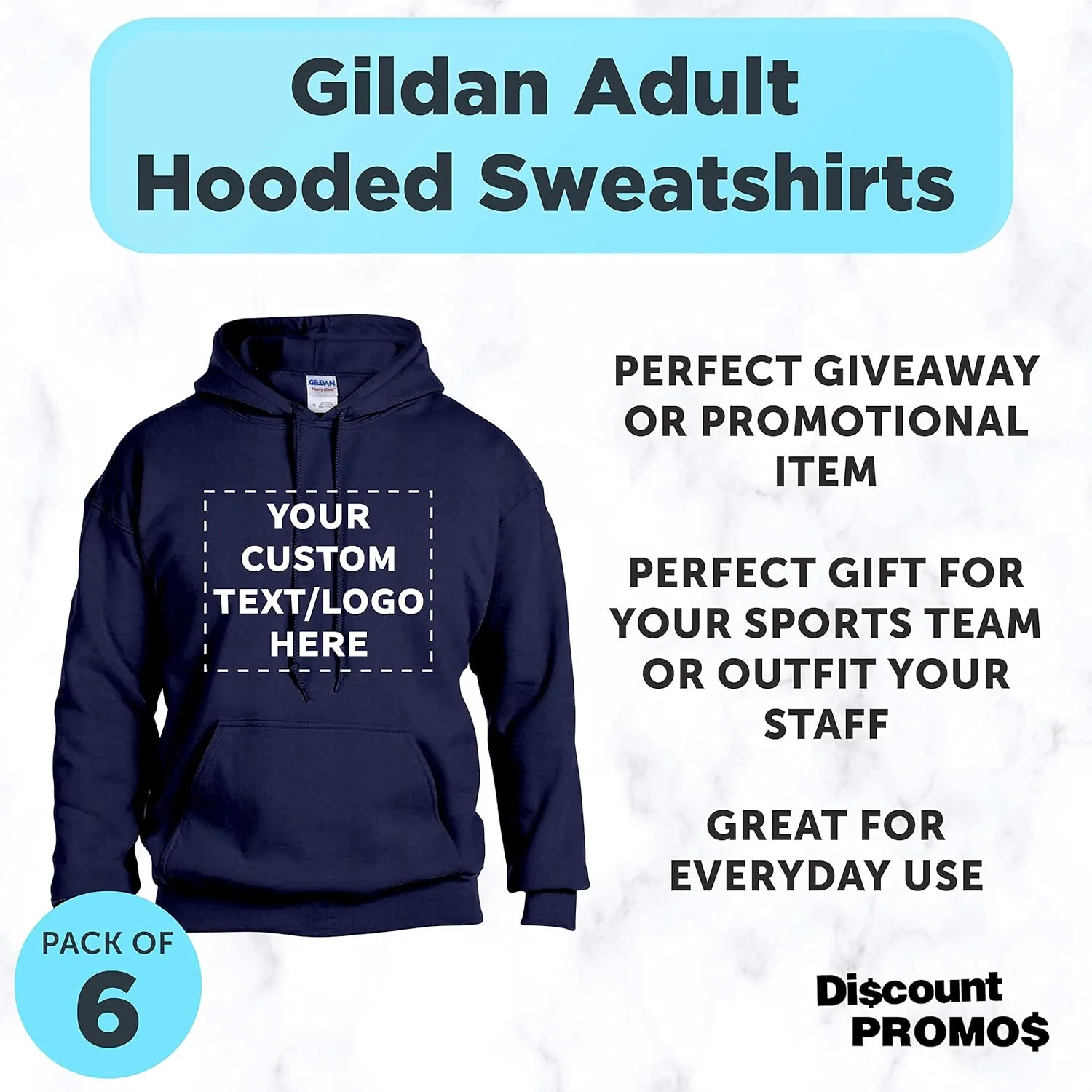 Gildan Adult Hoodies for Men and Women, Comfortable Cotton Unisex Sweatshirt with Hood