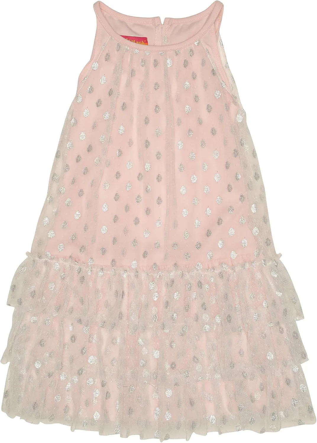 Girl's 2-6X Twinkle Toes Dress, Silver