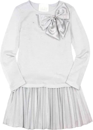 Girls' Holiday Magic Metallic Knit Dress, Sizes 4-12
