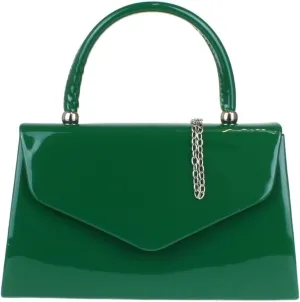 Girly HandBags Patent Clutch Bag Handbag Small Hard Case Ladies