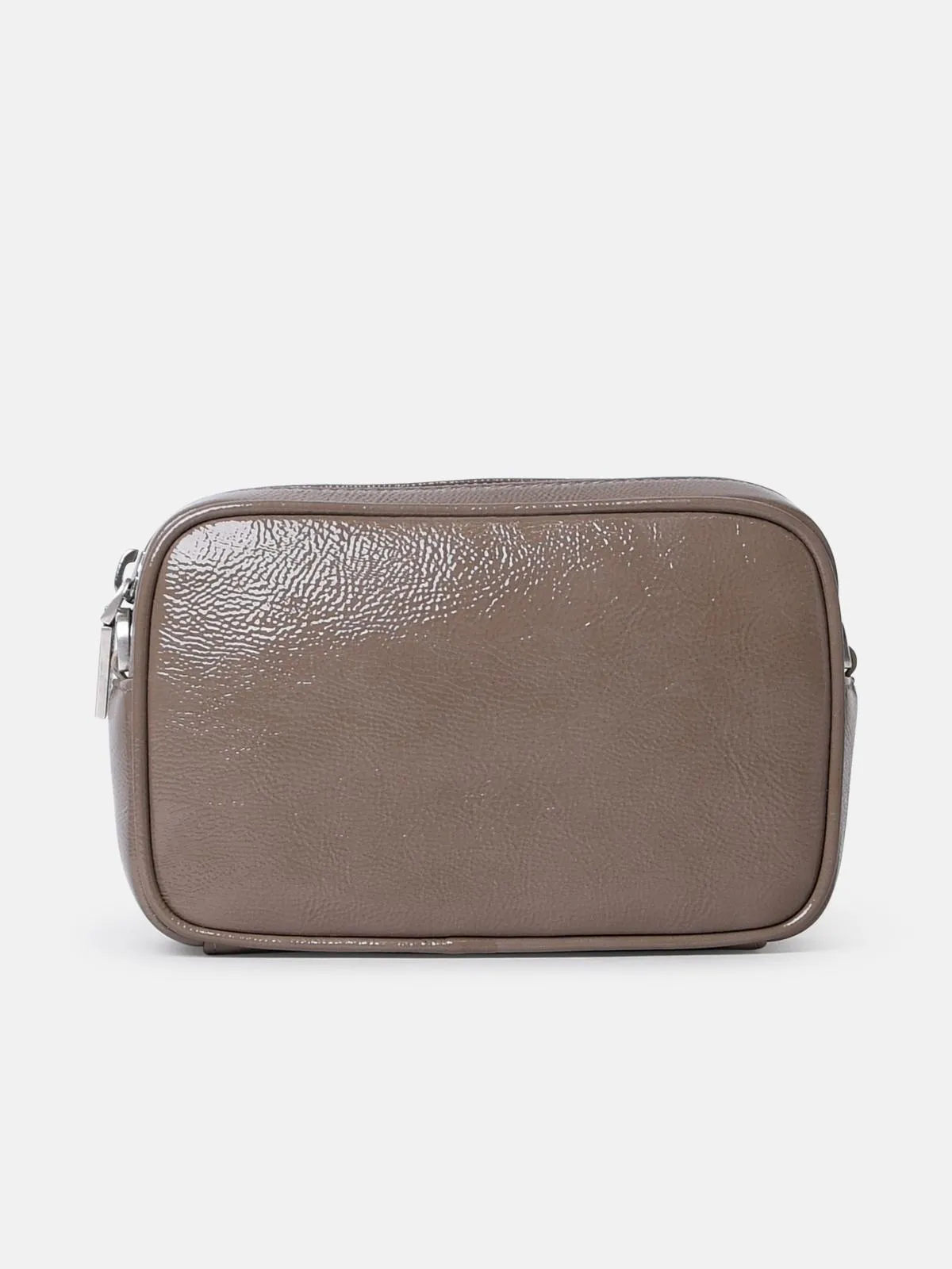Golden Goose Star Crossbody Bag In Dove Gray Lear
