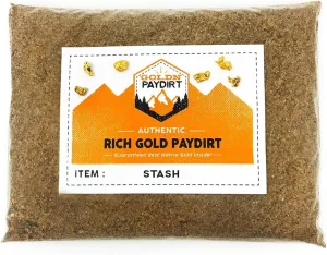 Goldn Gold Paydirt Stash Panning Pay Dirt Bag – Gold Prospecting Concentrate