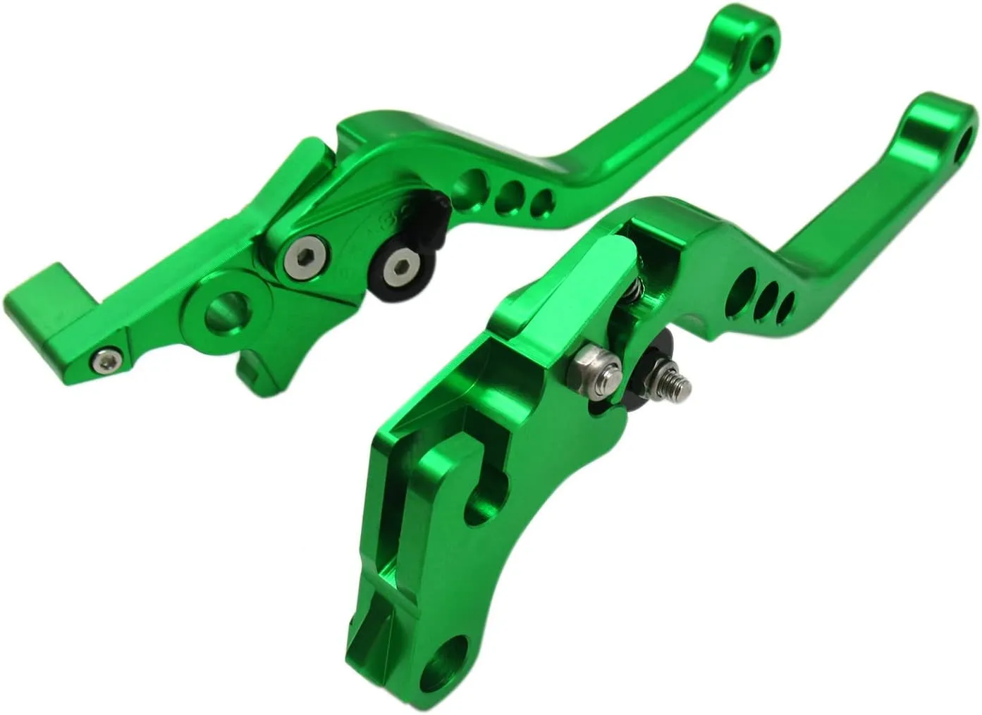 Green CNC 6 Position Shorty Brake Clutch Lever for Buell M2 Cyclone 1997-2002 97 98 99 00 01 02