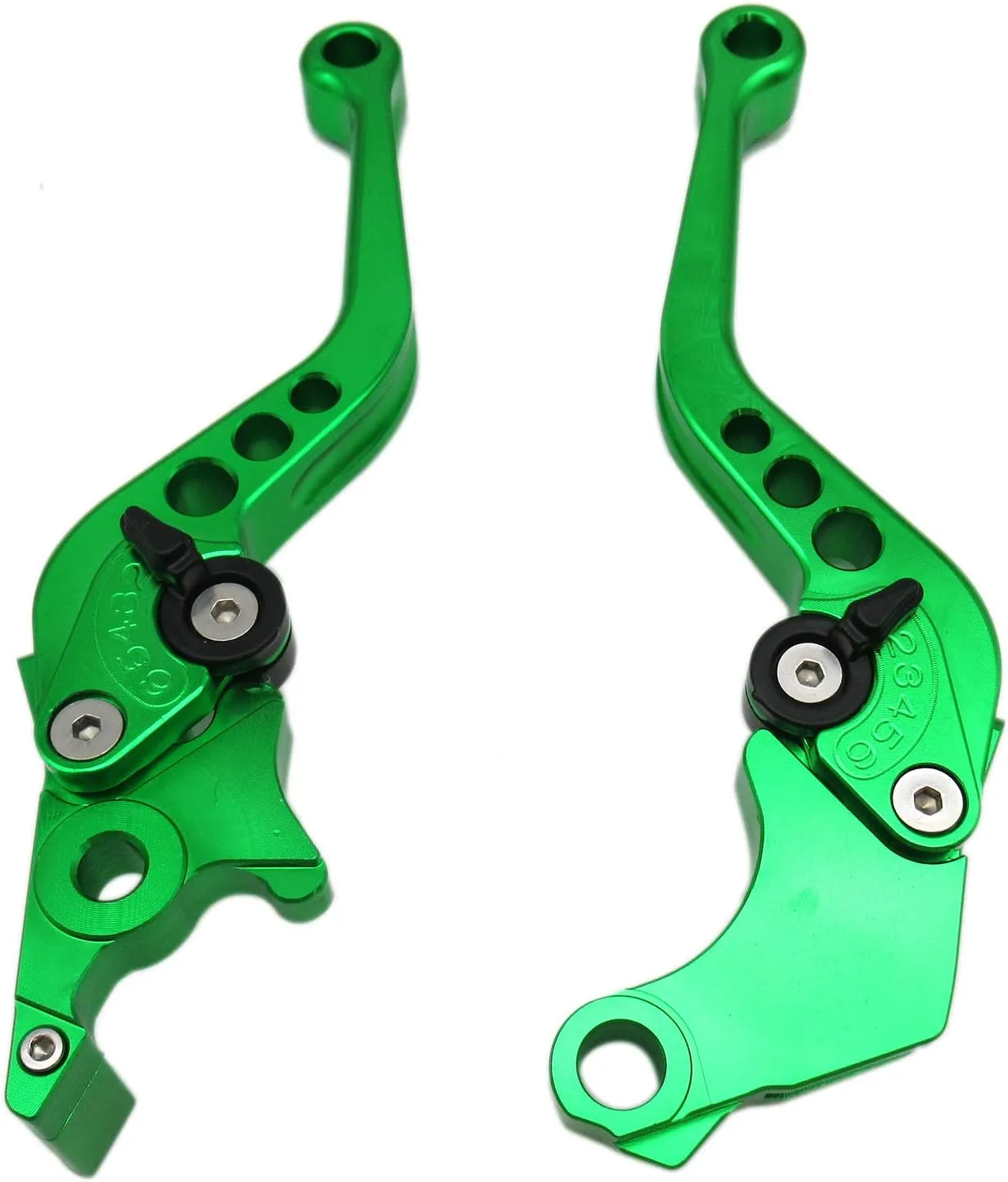 Green CNC 6 Position Shorty Brake Clutch Lever for Buell M2 Cyclone 1997-2002 97 98 99 00 01 02