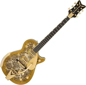 Gretsch Limited-edition Paisley Penguin Electric Guitar - Gold Paisley