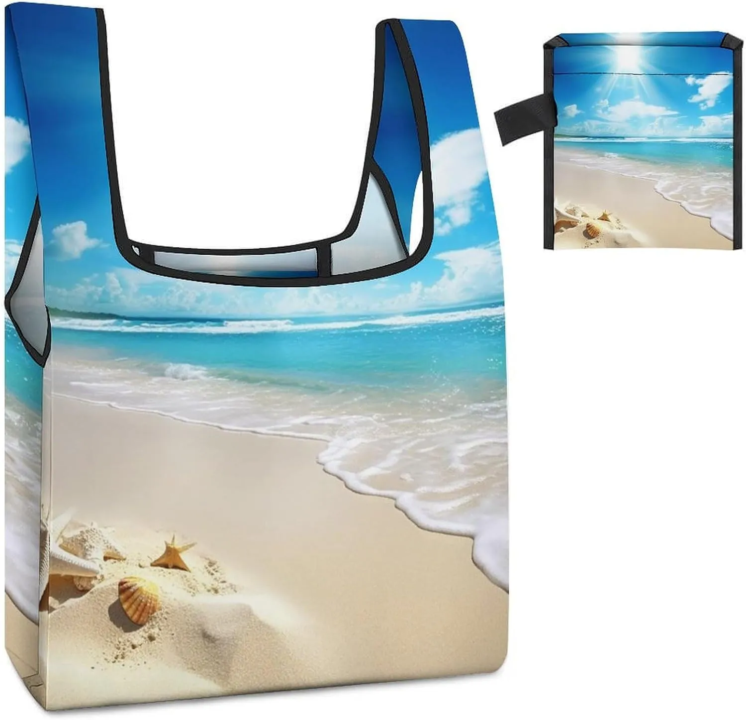 Grocery Bag Reusable Tote Bag Foldable A Curious Cat Shopping Bag Handbag Washable Shoulder Bag for Travel