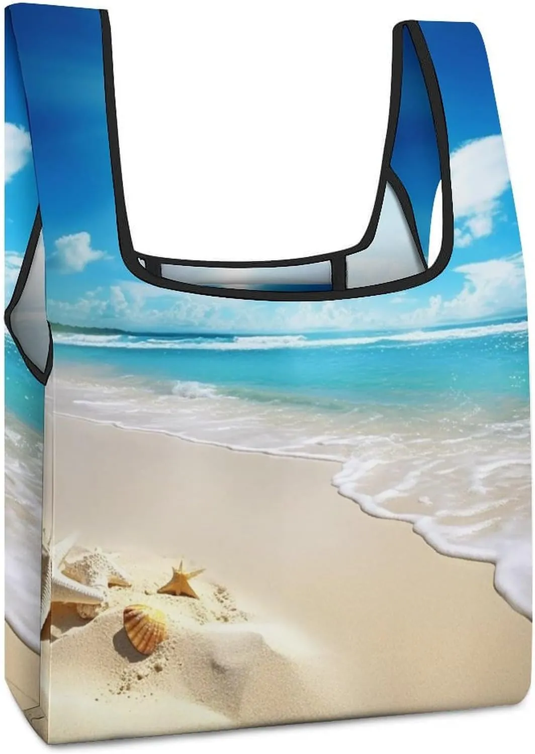 Grocery Bag Reusable Tote Bag Foldable A Curious Cat Shopping Bag Handbag Washable Shoulder Bag for Travel