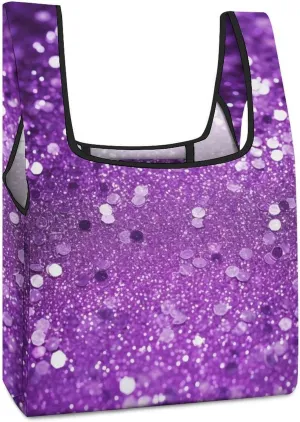 Grocery Bag Reusable Tote Bag Foldable Teal And Gold Marble Shopping Bag Handbag Washable Shoulder Bag for Travel