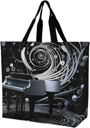 Grocery Bag Reusable Tote Bag Foldable Wild Elk Shopping Bag Handbag Washable Shoulder Bag for Travel