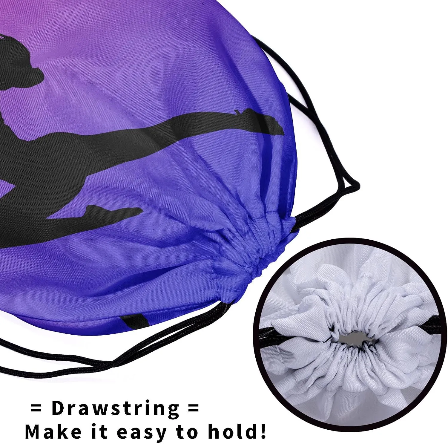 Gymnastics Grip Bag for Gymnasts Gymnastic Drawstring Bag Gym Athlete Bag