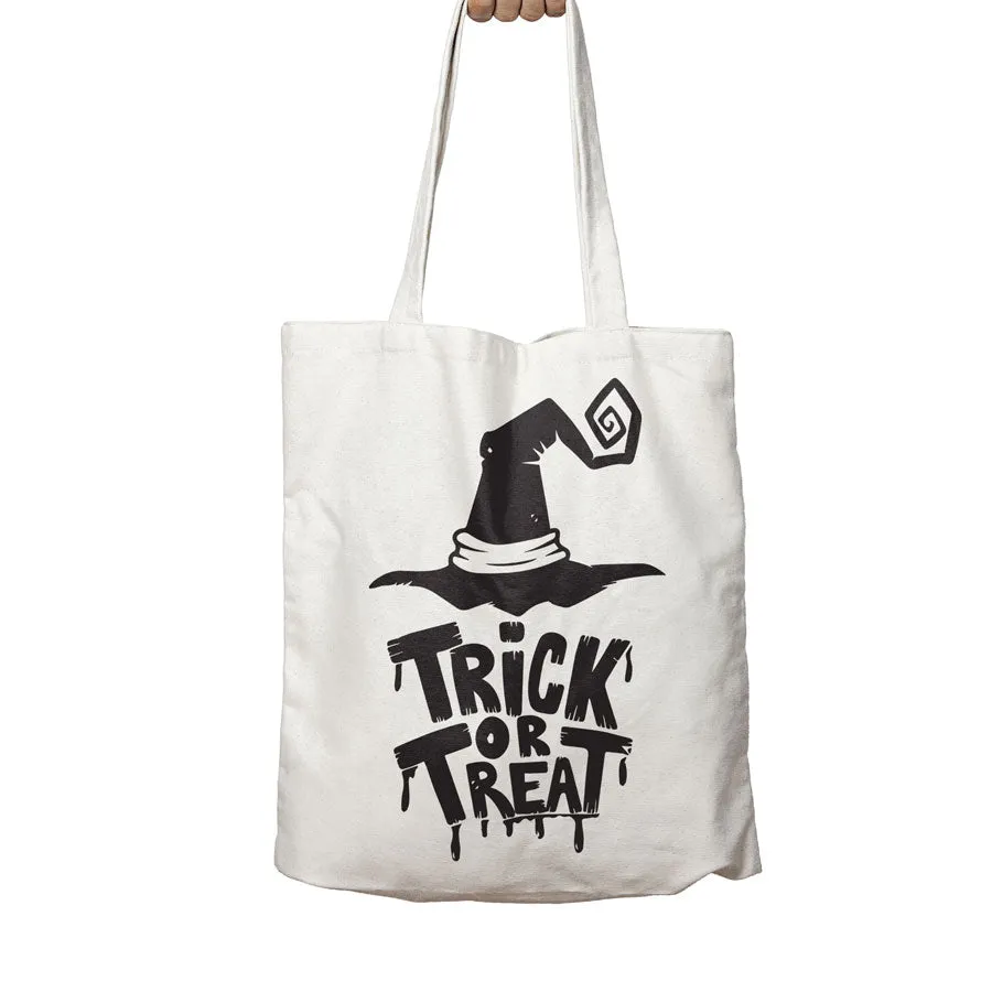 Halloween Tote Bag Witch Hat