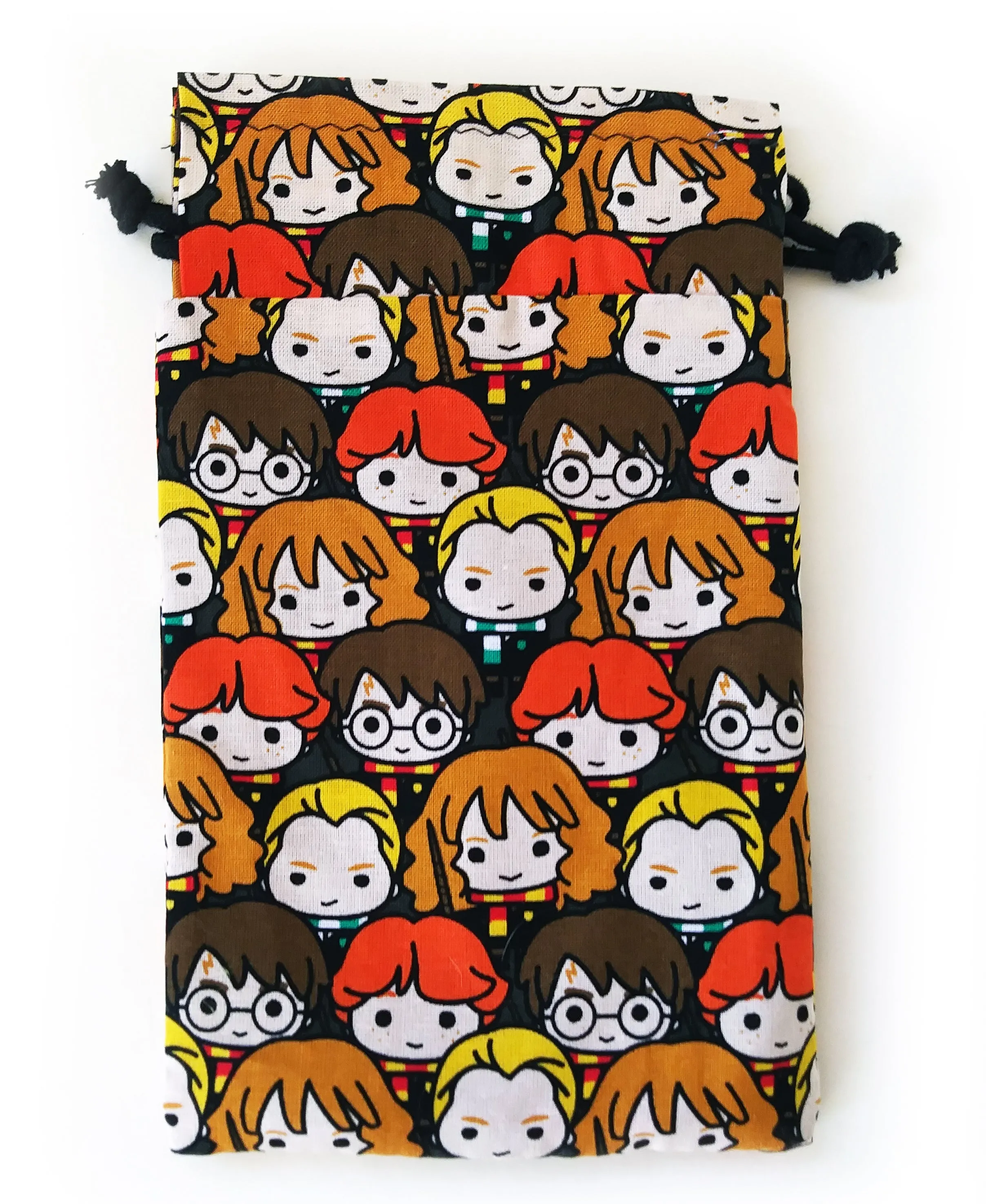 Handmade Drawstring bag - Harry Potter Pop