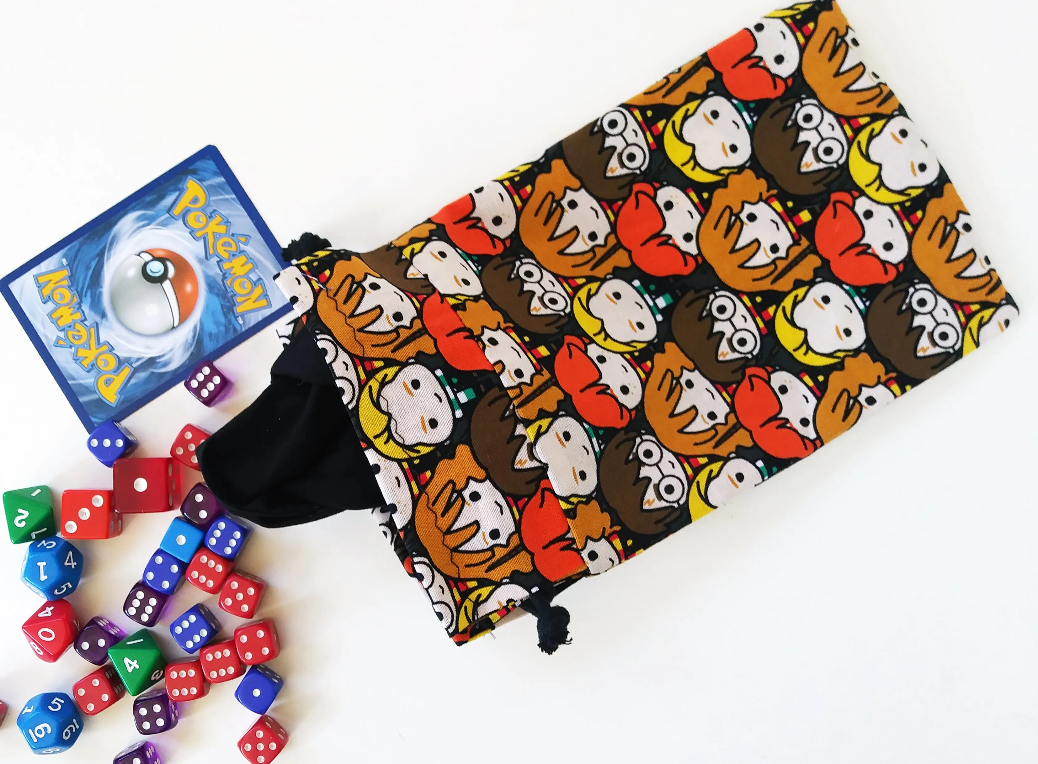 Handmade Drawstring bag - Harry Potter Pop