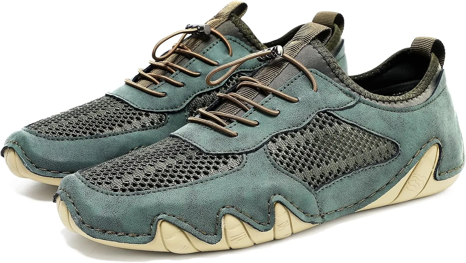 Handmade Men's Casual Driving Shoes - Breathable Mesh Slip-Ons for Walking, Driving & Daily Wear