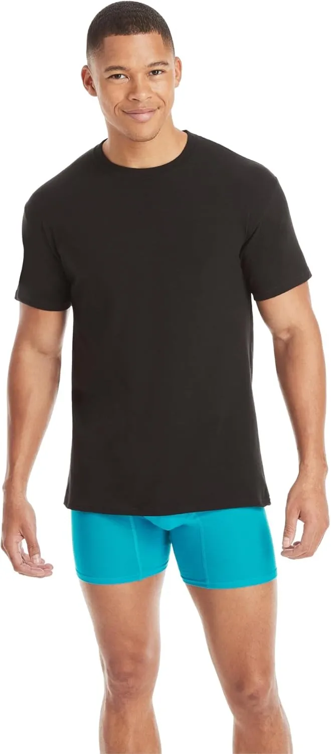 Hanes Men's Comfort Flex Fit Boxer Briefs, Ultra Soft Cotton Modal Blend Underwear, 4-pack