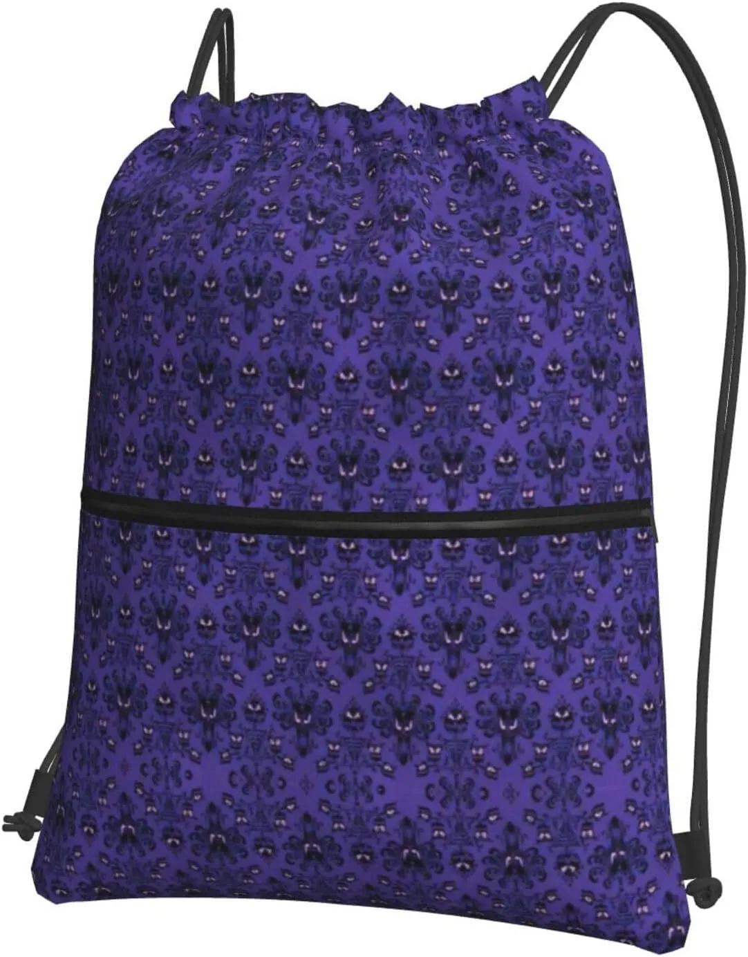 Haunted Mansion Drawstring Gym Bag Sports String Backpack For Beach Picnic, Family Outing
