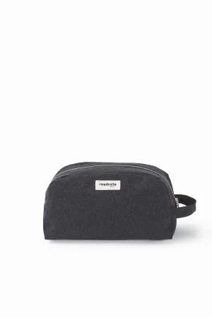 Hermel the toiletry bag - Recycled cotton Black