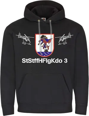 Hoodie StStffHFlgKdo 3 Gütersloh Bo-105 Army Aviation Command Bundeswehr Stabs #22287