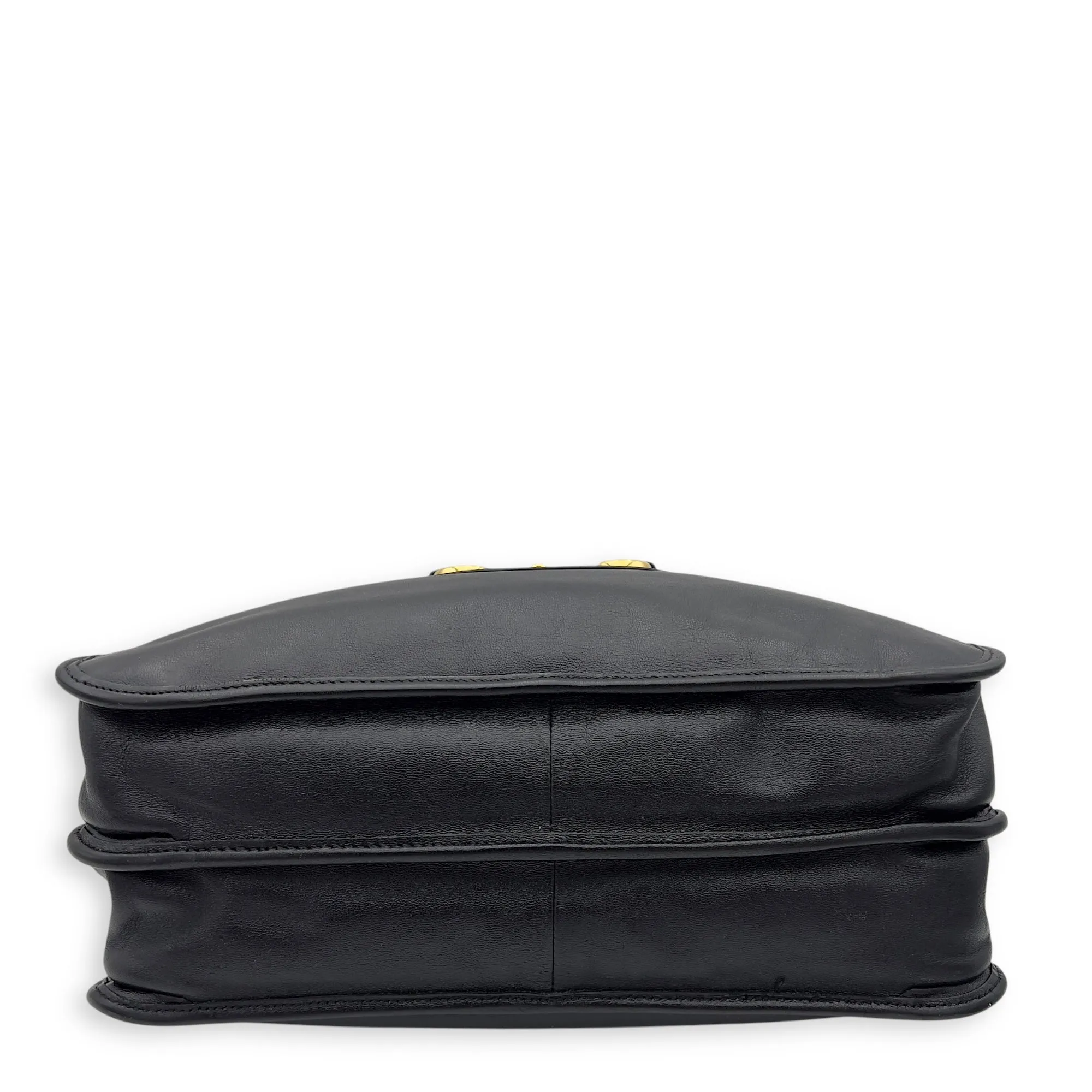 Horsebit 1955 Tote Bag Black in Calfskin, Gold hardware