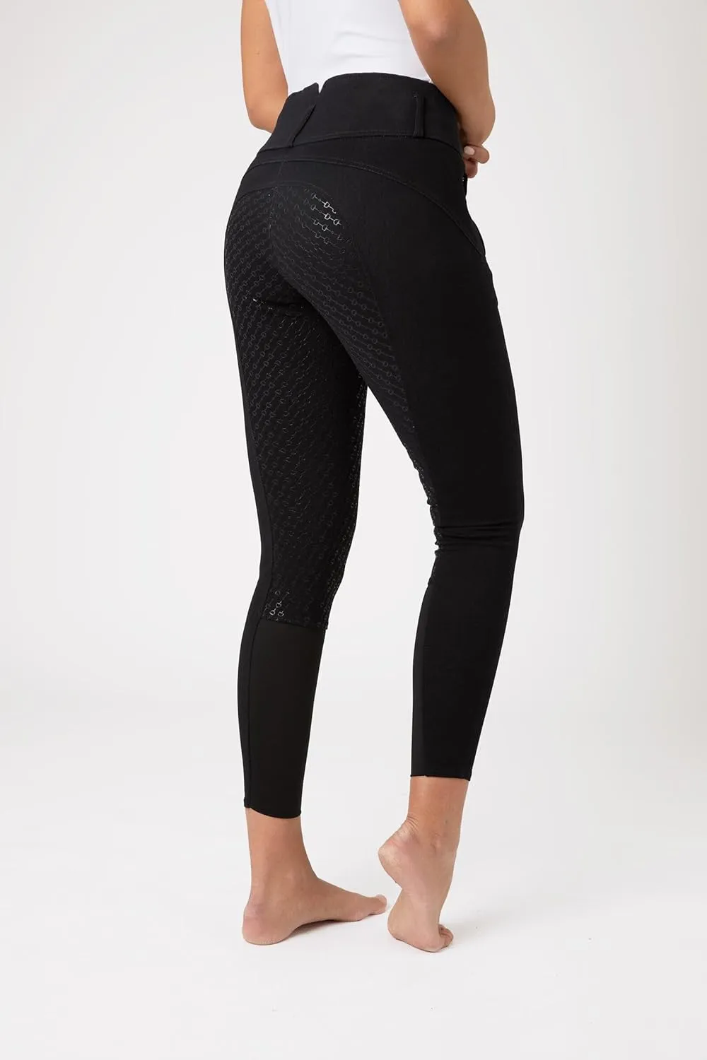 HORZE Daniela Silicone Grip Full Seat Breeches | High Waist Equestrian Riding Pants
