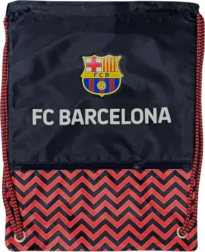 Icon Sports (ICOZ7) FC Barcelona Chevron Drawstring Cinch Bag